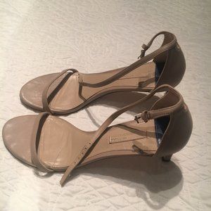Stuart Weitzman Nude Strappy Sandals